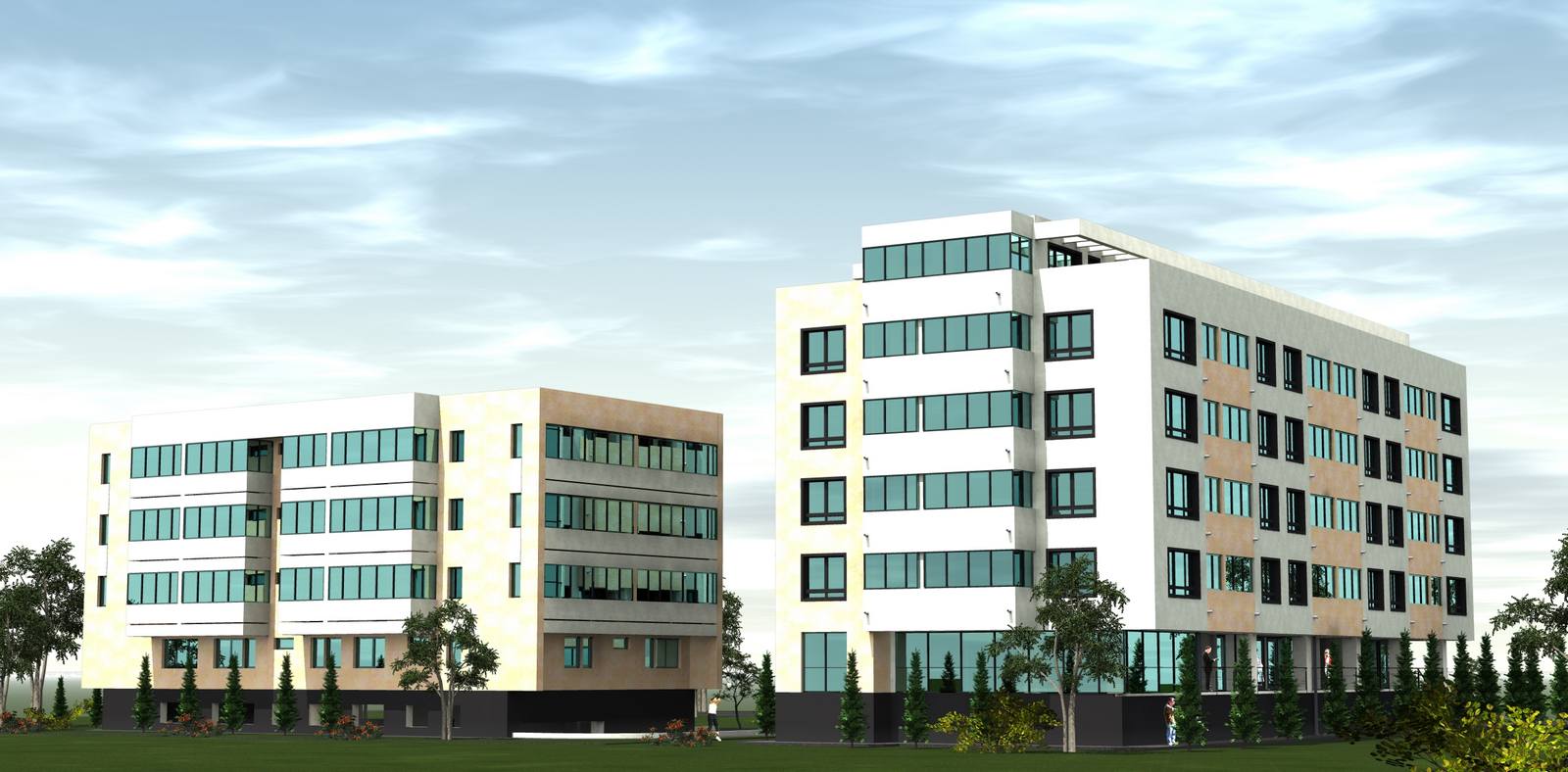 Bloc Young Residence 2, Apartamente noi Iași, Arhitectură modernă