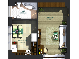 Apartamente noi Iași cu o cameră